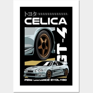 Celica GT4 JDM Car Posters and Art